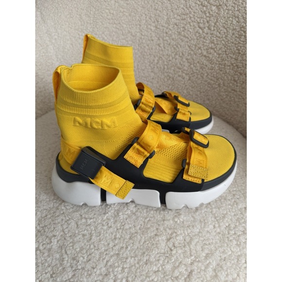 MCM - Sock Boots Size 39 Yellow Unisex - Picture 5 of 11